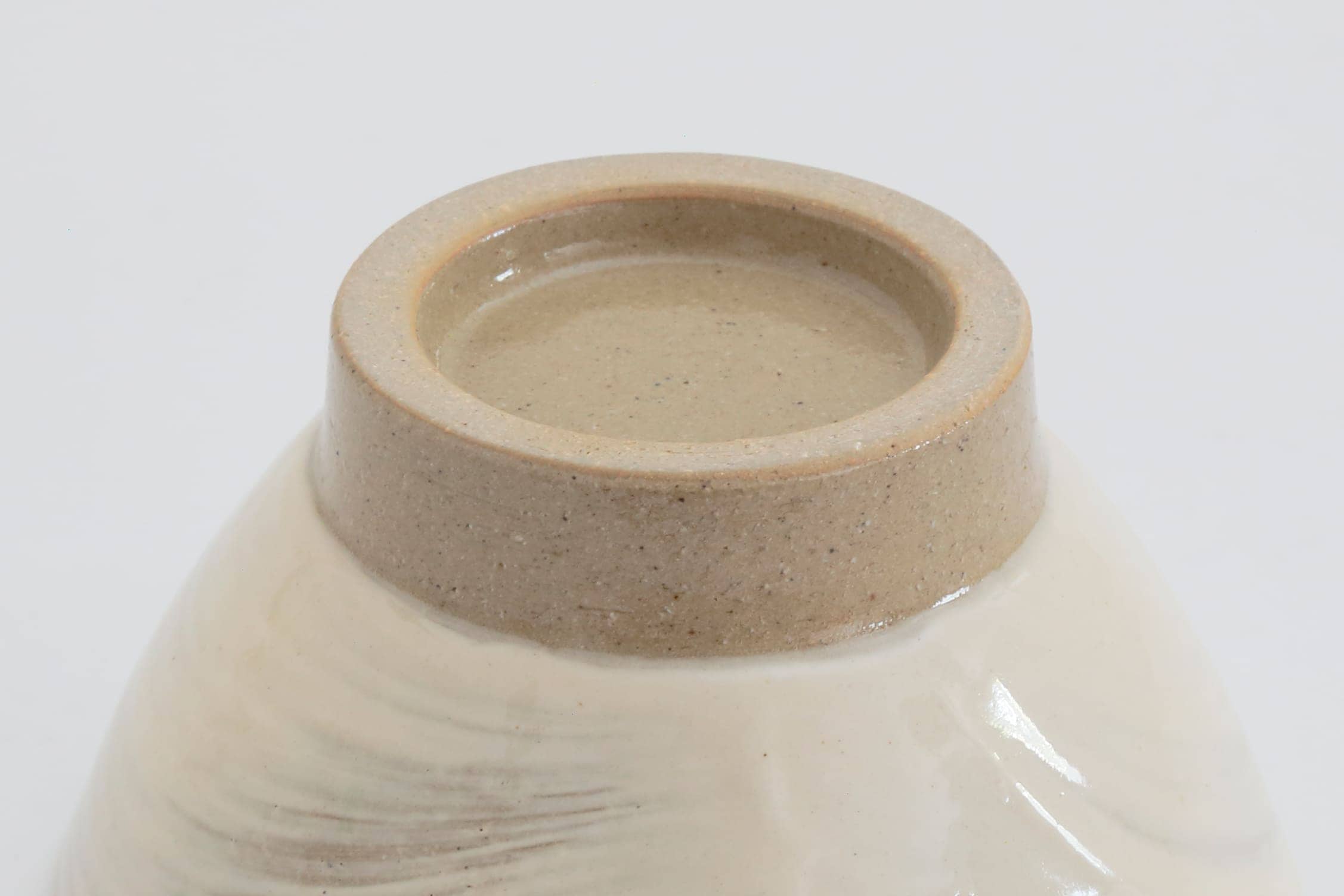 ご飯茶碗　小　牡丹刷毛（出西窯）