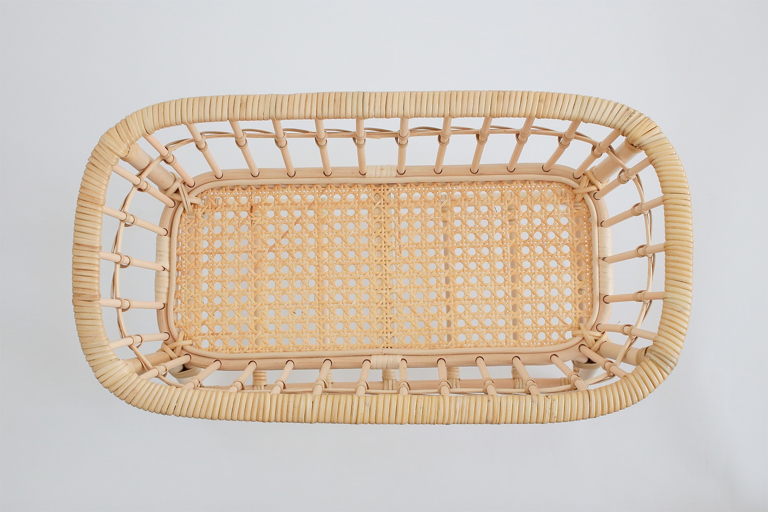 【受注生産】hairu high-low／籐かご （ツルヤ商店）