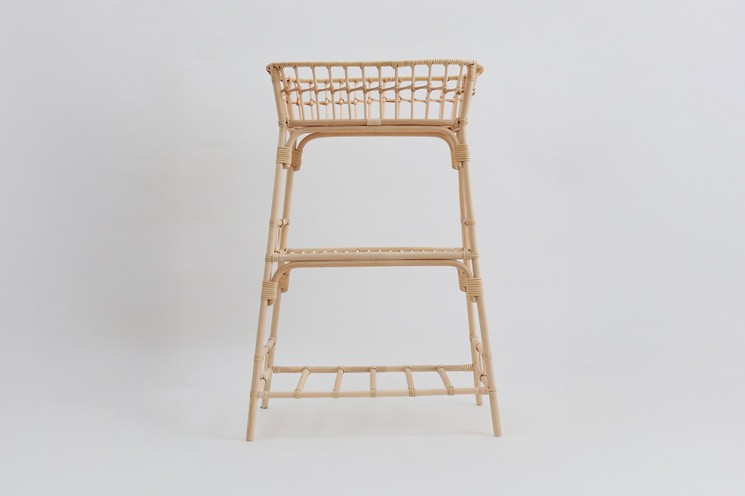 【受注生産】hairu high-low／籐かご （ツルヤ商店）