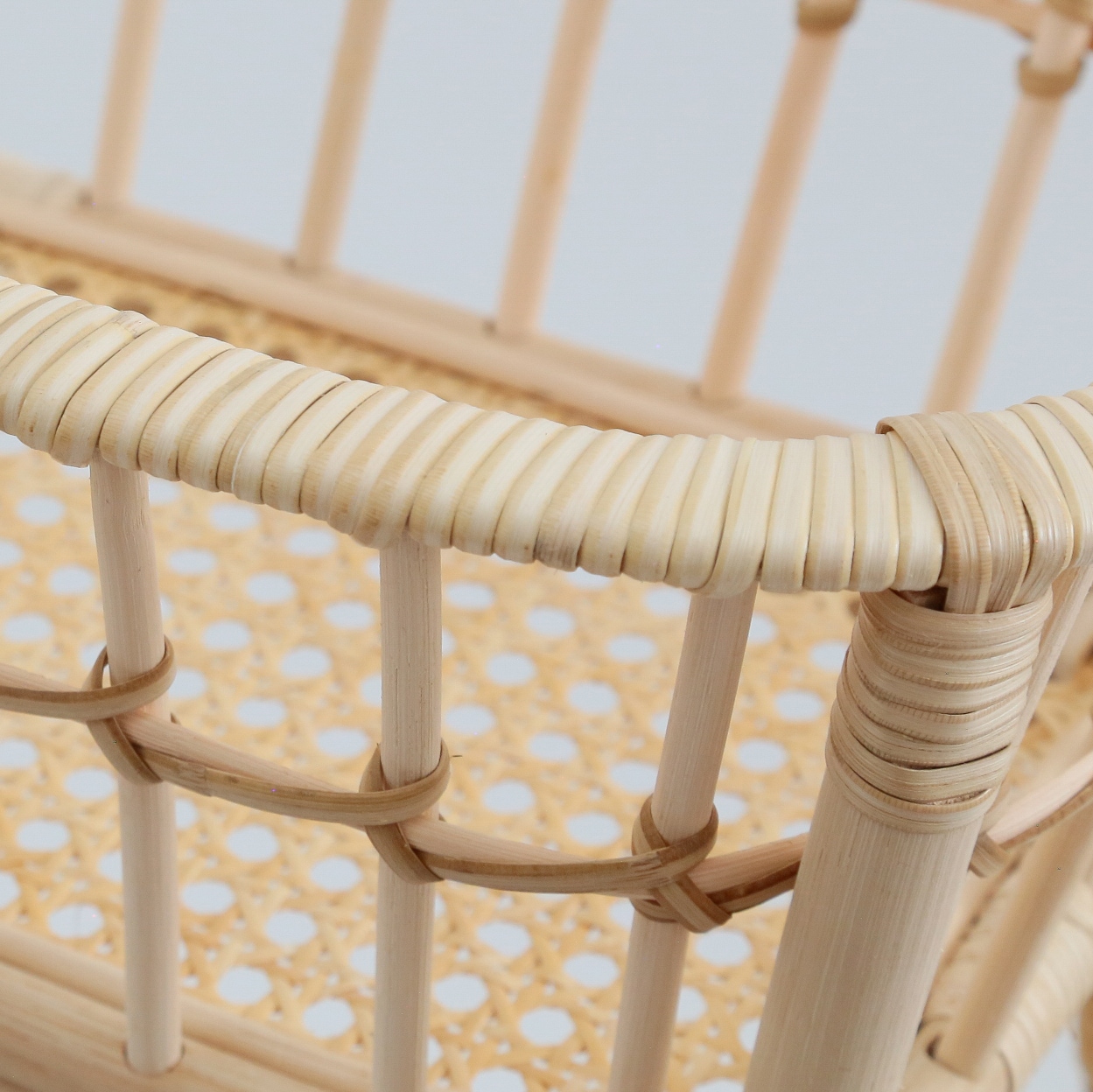 【受注生産】hairu high-low／籐かご （ツルヤ商店）