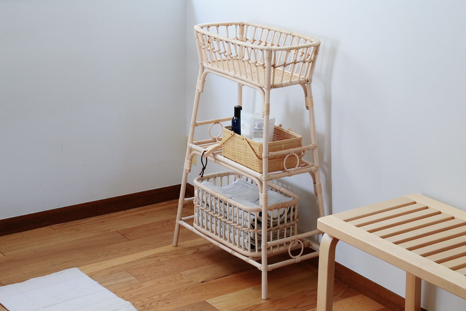 hairu high-low/籐かご (ツルヤ商店)