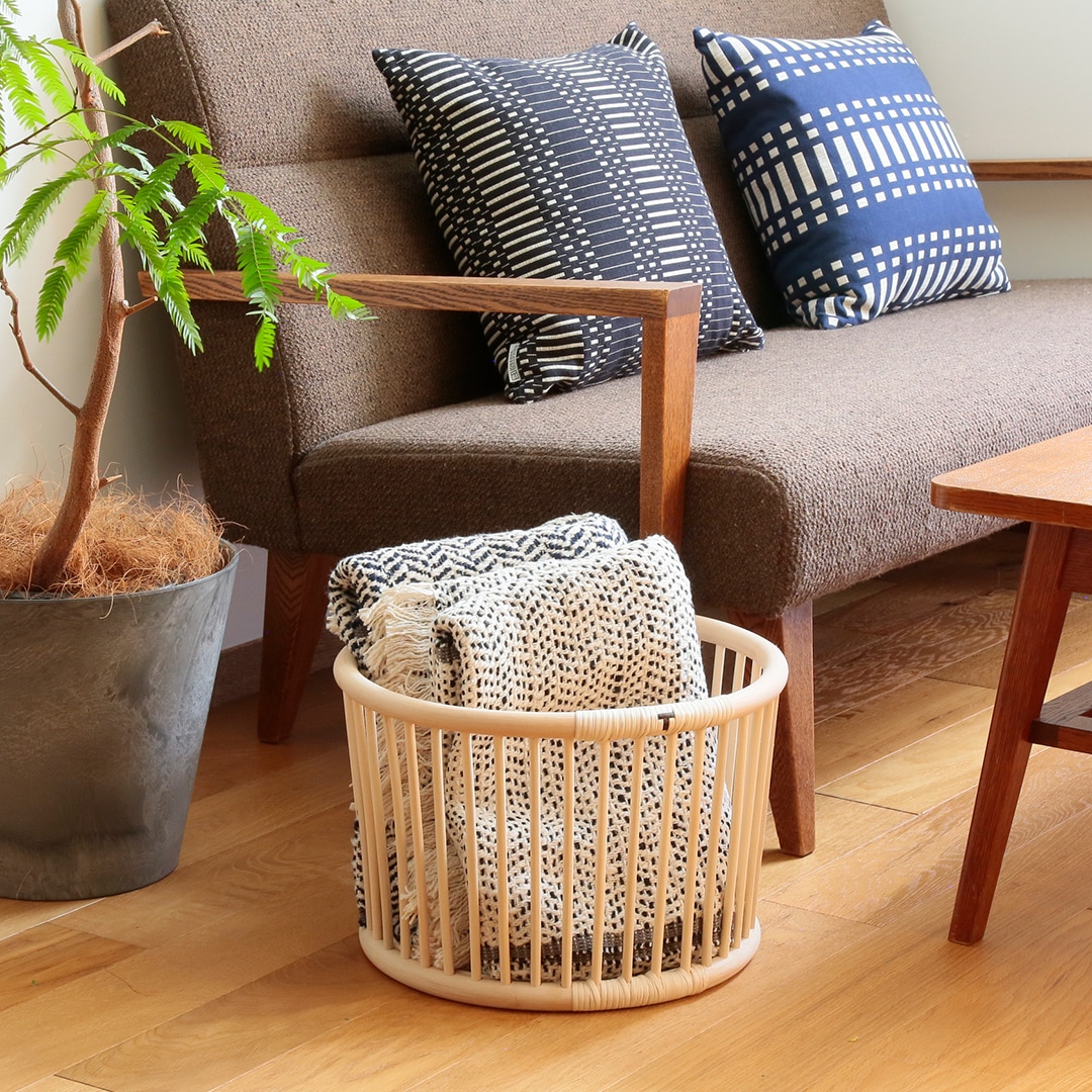 籐バスケット （ツルヤ商店）