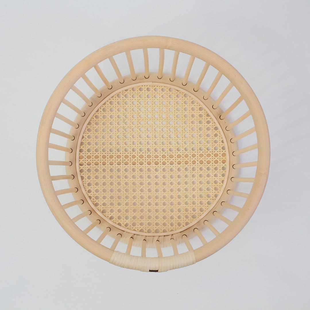 籐バスケット （ツルヤ商店）