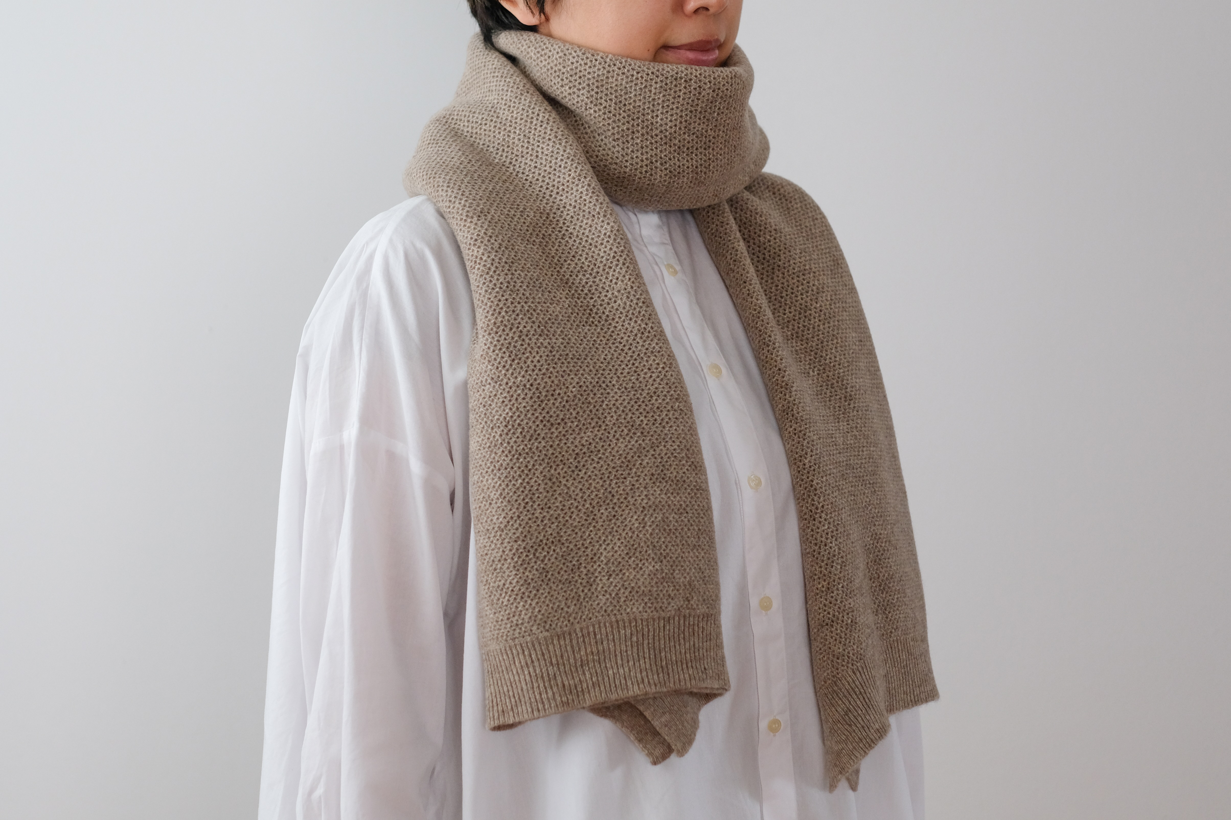 ウールメッシュストール（yourwear／ユアウェア）