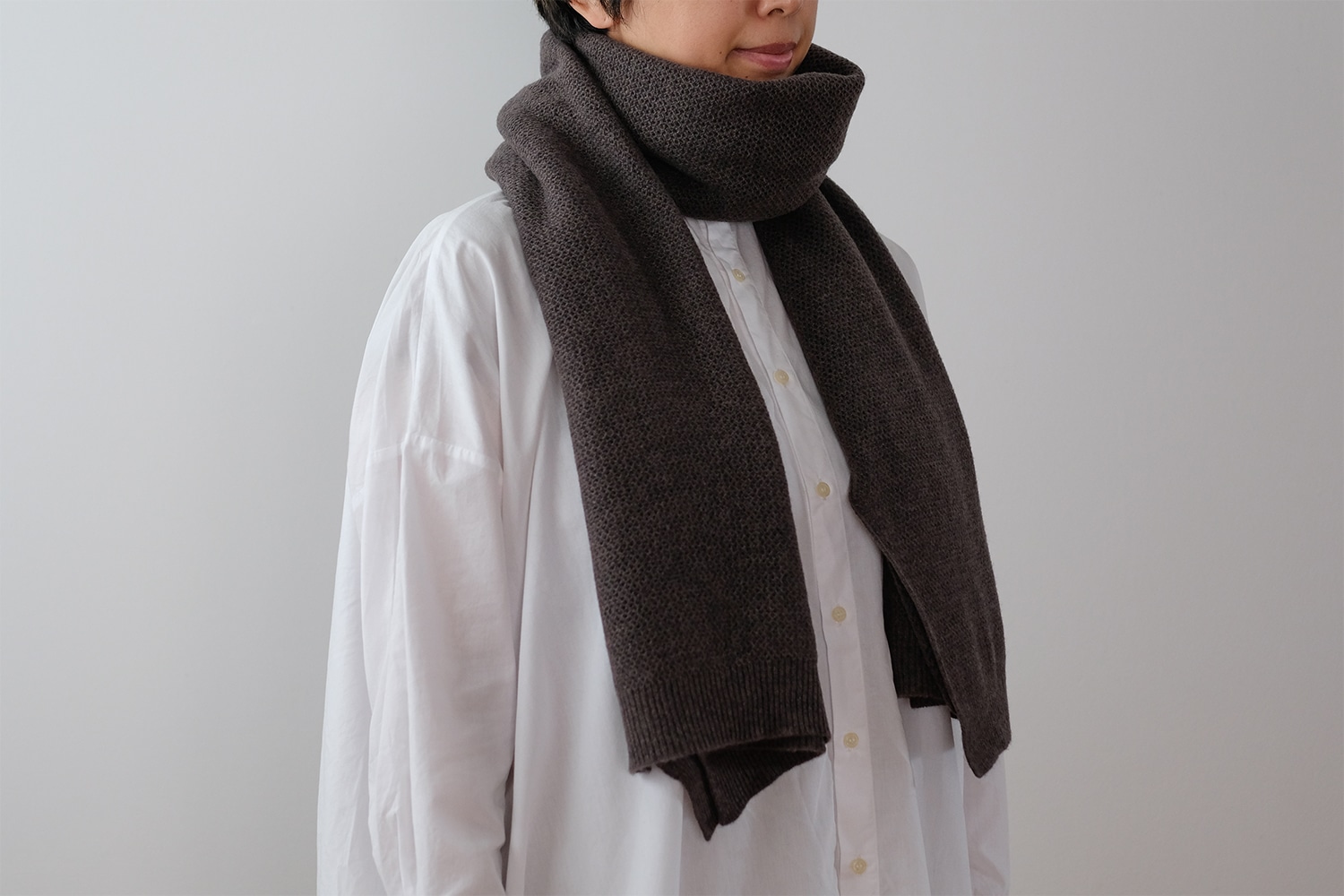 ウールメッシュストール（yourwear／ユアウェア）