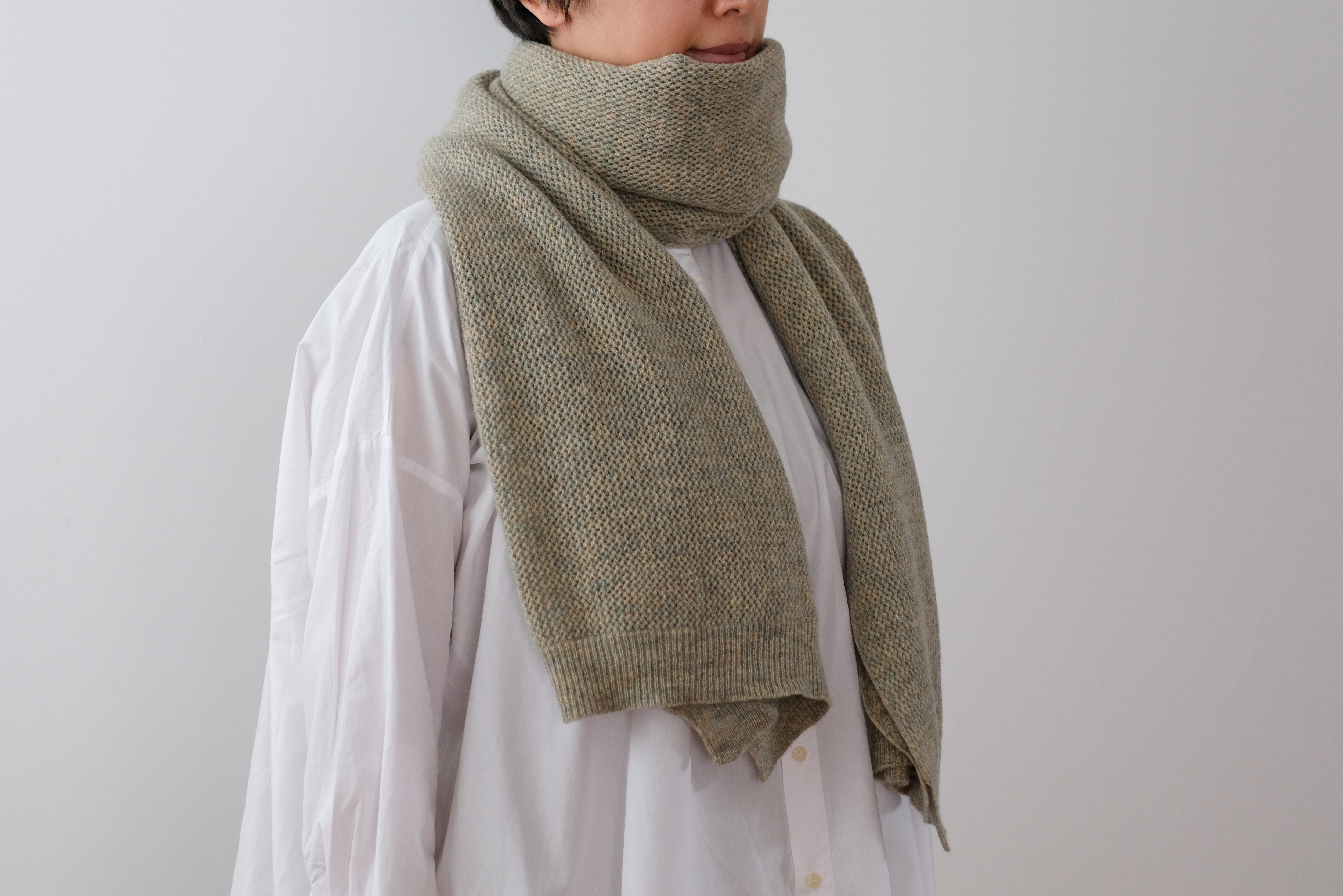 ウールメッシュストール（yourwear／ユアウェア）