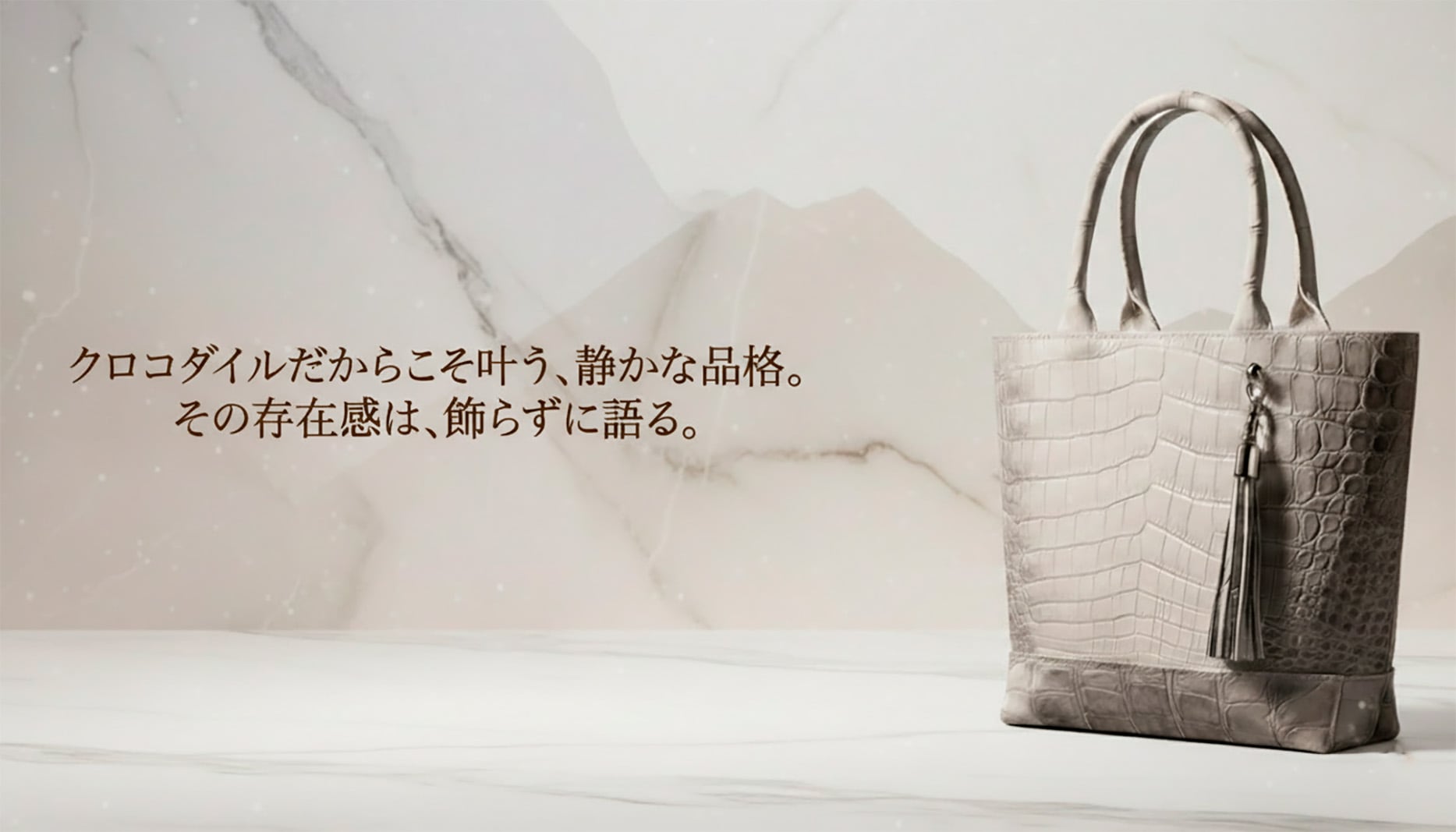 MASAMI Collection – Himalayan Crocodile Tote