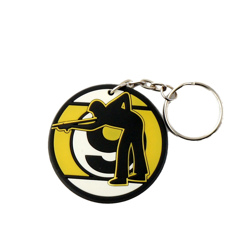 キーホルダー9 メール便可】ラバーキーチェーンアクセサリー 9ボールプレイヤー