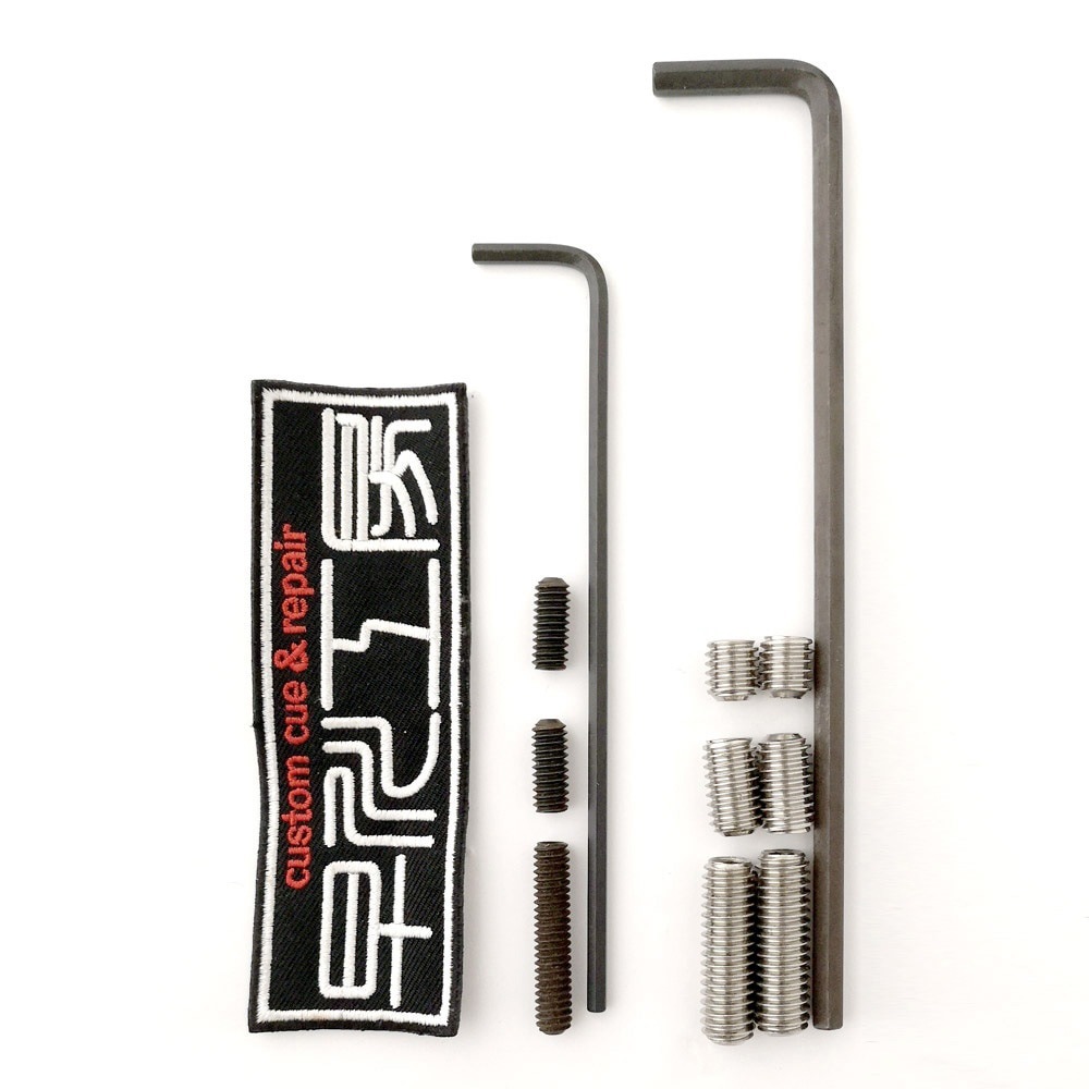 早川工房 ブラック＆ホワイトエボニー ウッドグリップ3分割