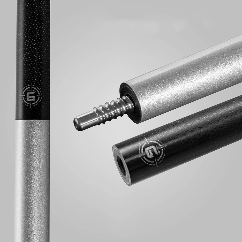 Rhino ライノ キュー G-L シルバー メタリック｜ビリヤード 通販