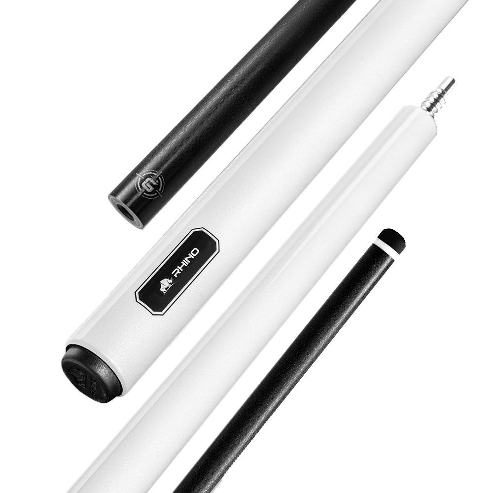 ※9月下旬入荷【新品】Rhino GL プールキュー　- ホワイトパール LUMINAX POOL CUE - WHITE PEARL