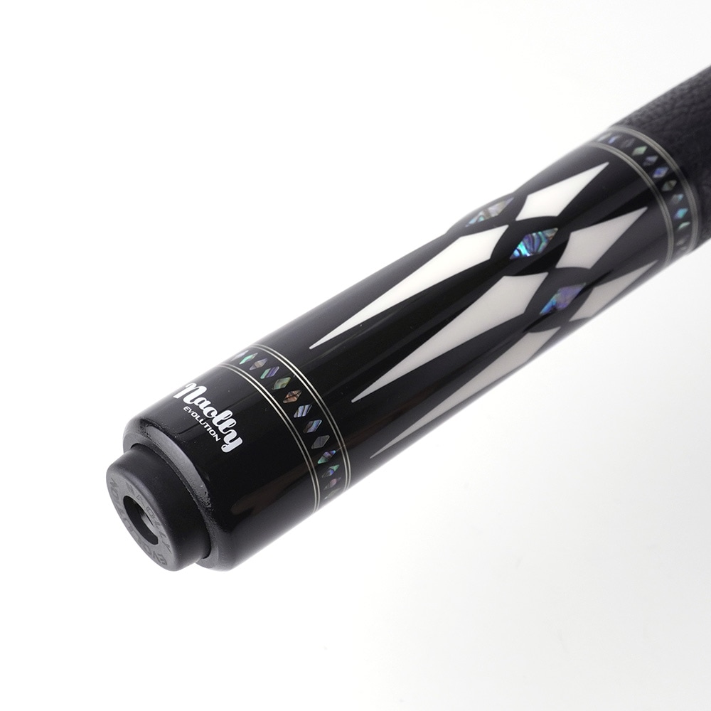 ビリヤードキュー OLYMPIC MEMORIAL 黒白 Naolly ナオリー キュー E-BW01 【黒白インレイ】｜ビリヤード 通販