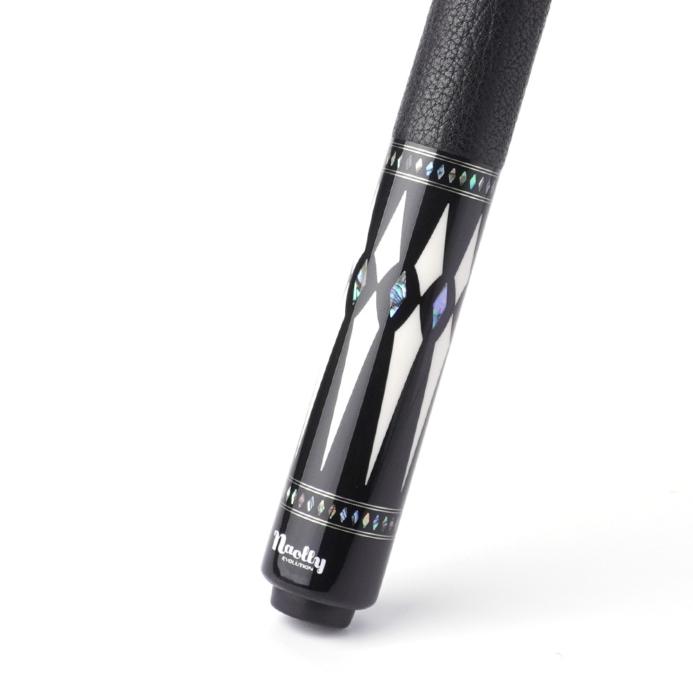 Naolly ナオリー キュー E-BW01 【黒白インレイ】｜ビリヤード 通販