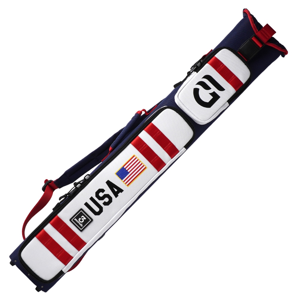 ハードケース3×5 USA EDITION - NAVY x WHITE｜ビリヤード 通販 キュー