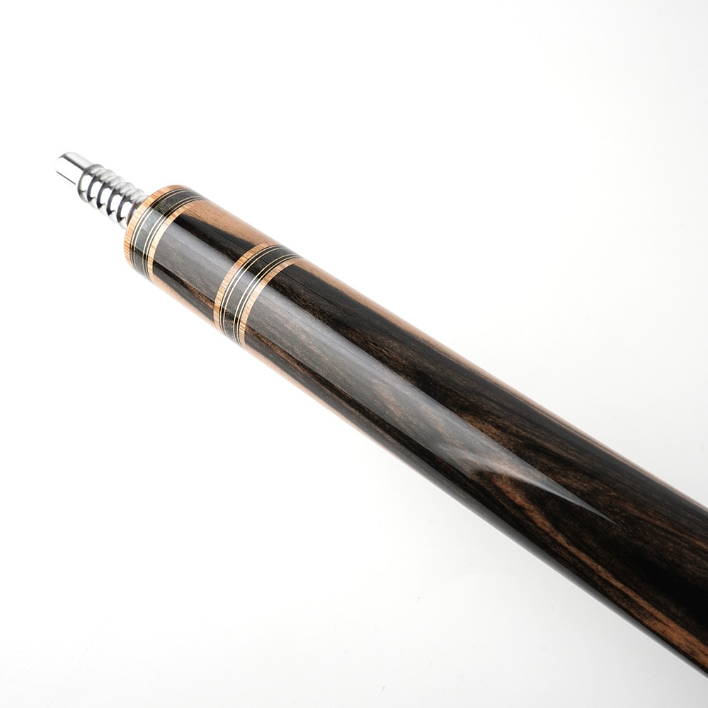 早川工房 JH64 ブラック＆ホワイトエボニー 水牛革巻 Wリング BORON