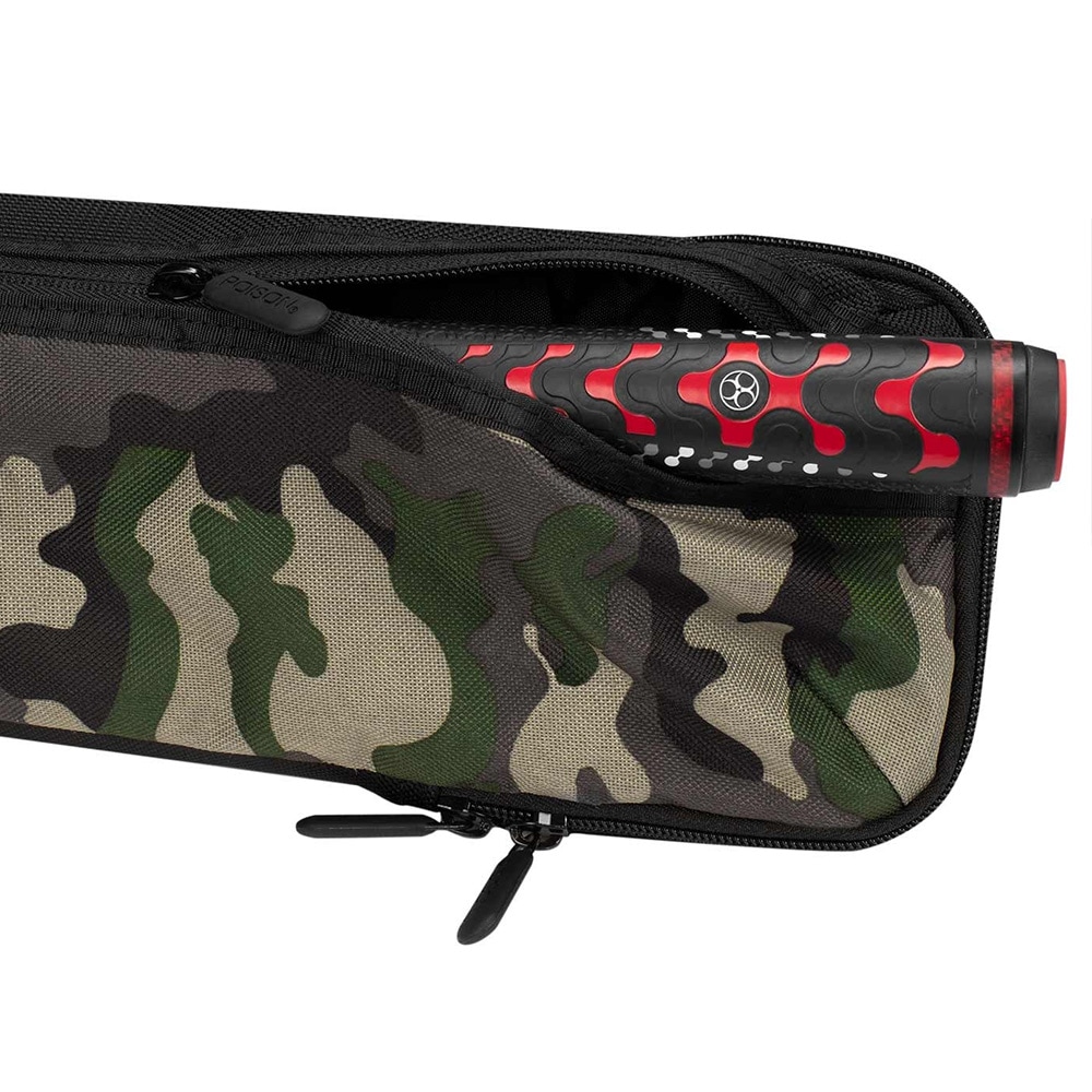ポイズン キューケース Covert Camo（バット3本シャフト4本収納