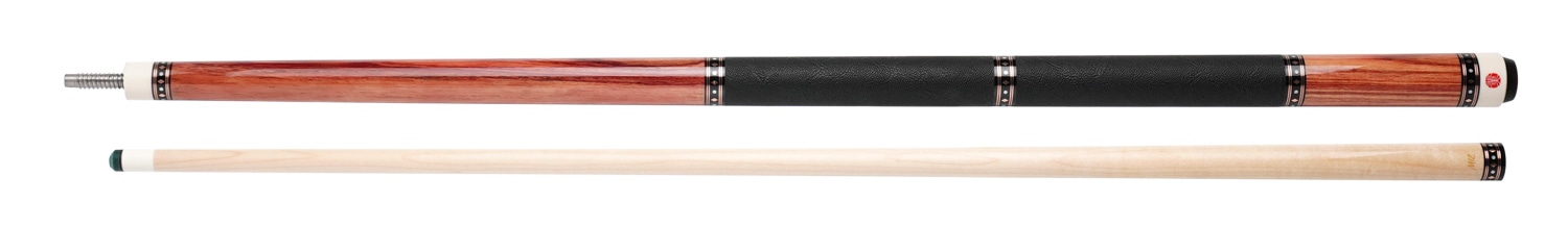 Yi（イー/翼）カスタムキュー チューリップウッド 黒カーフ革巻 W