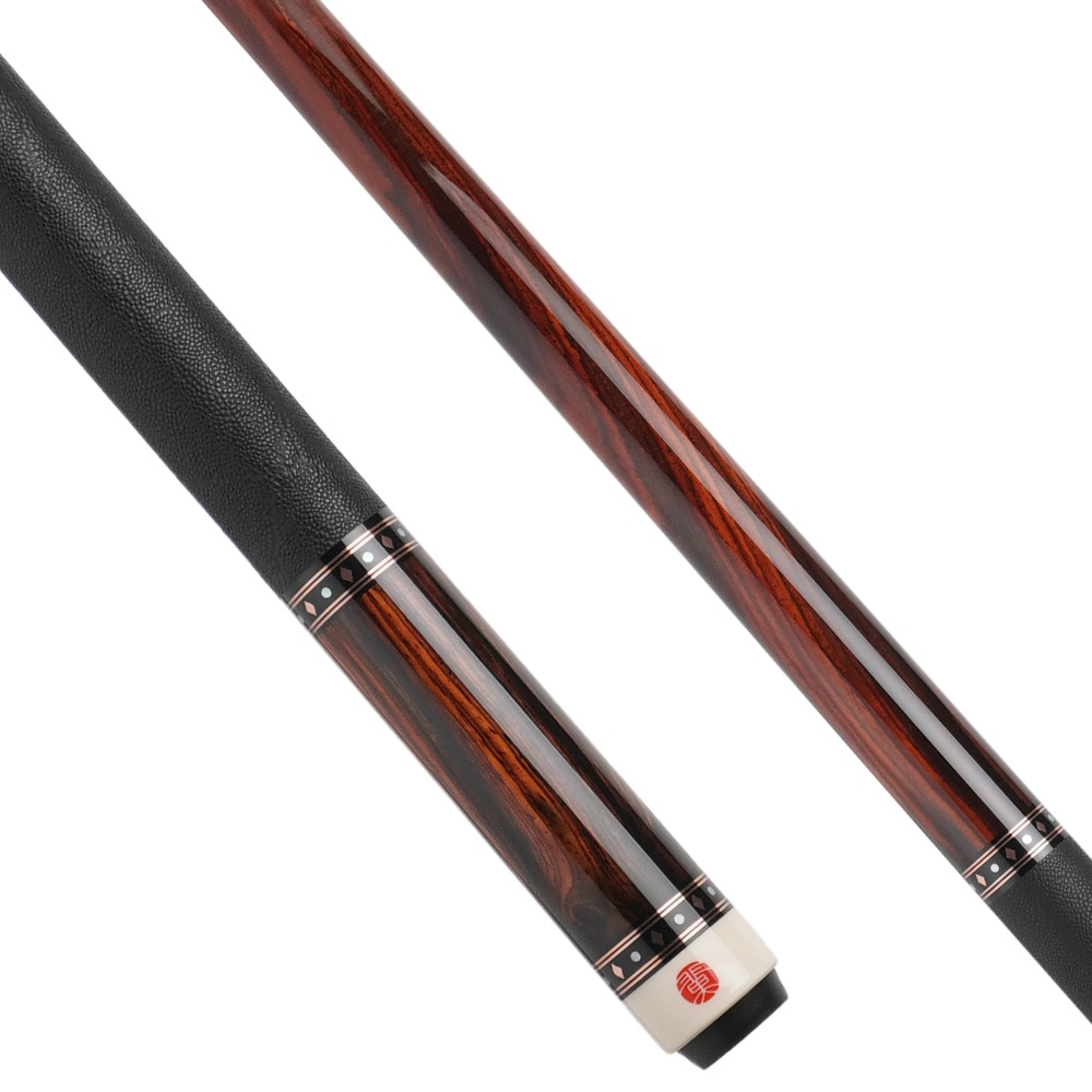 Yi(イー/翼)カスタムキュー ココボロ 黒カーフ革巻|ビリヤード 通販 Yi(イー/翼)カスタムキュー ココボロ 黒カーフ革巻|ビリヤード 通販