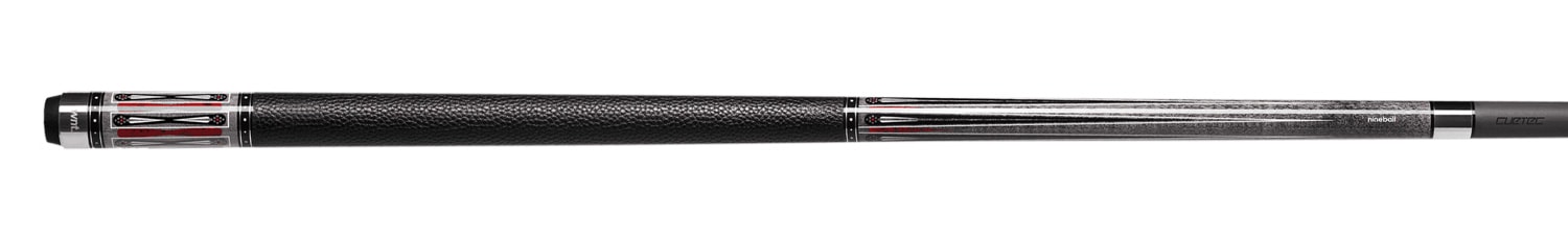 キューテック キュー ナインボール グレー レザーラップ 95-181LTW