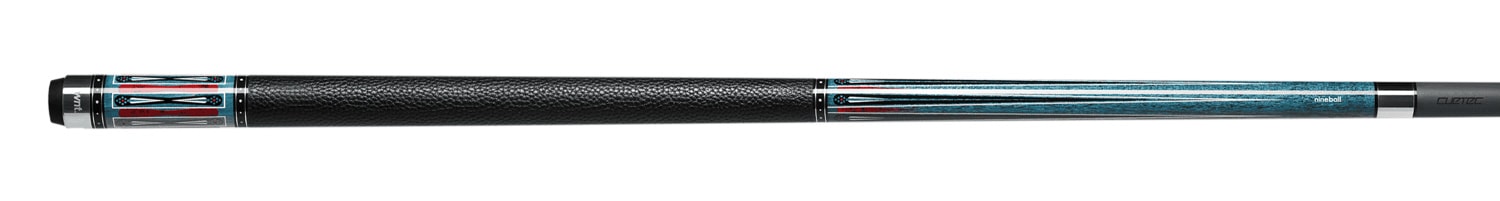 キューテック キュー ナインボール ブルー レザーラップ 95-182LTW