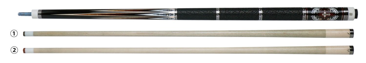 中古】【極希少・ハイエンド】ZEN custom cue（ゼンキュー）十字飛翼