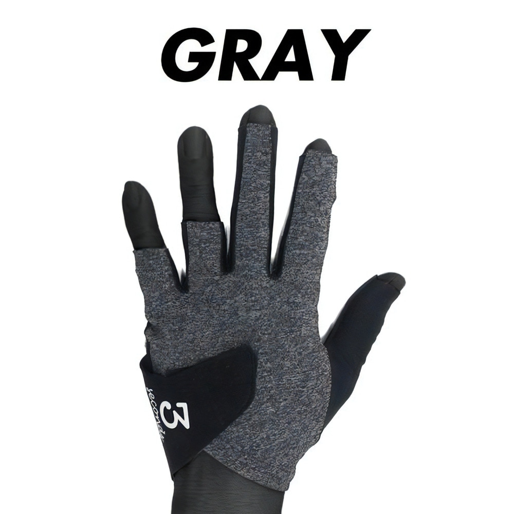 メール便可】スリーセカンズ グローブ 5FG グレー 各種 【廃番/在庫限り】