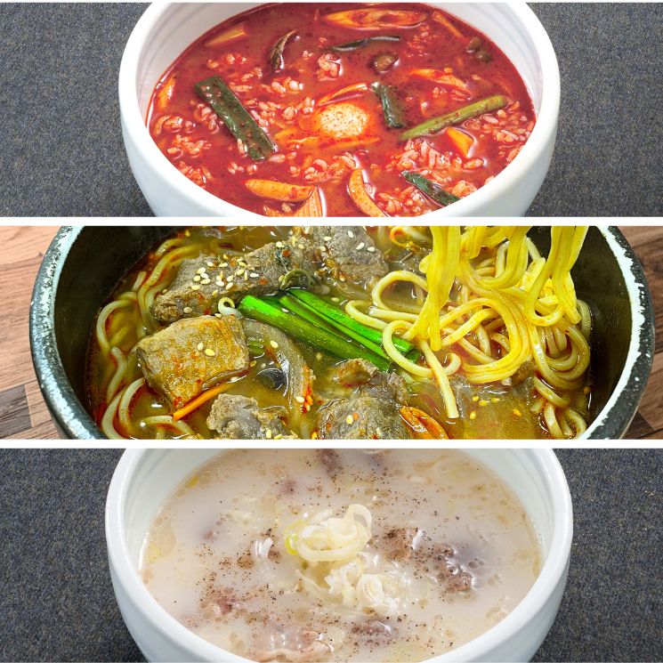 韓国スープと焼小龍包のまとめ買いセット　【冷凍】◎