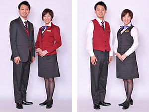 ホテル制服｜上品で清潔感のある接客スタッフ用ユニフォームコーディネート