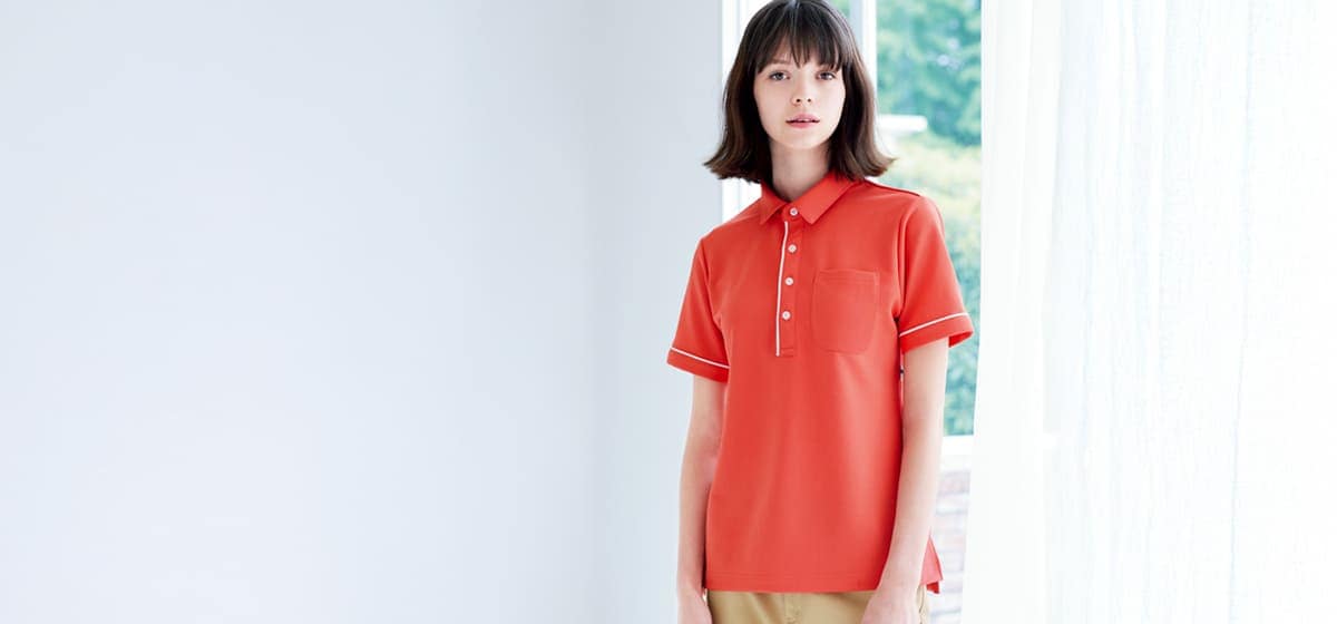 エステユニフォーム ポロシャツ制服