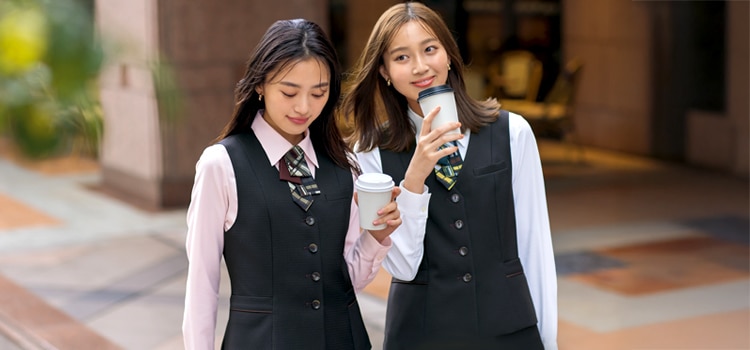 事務服ベスト｜オフィス用人気ユニフォーム おしゃれで快適な着心地