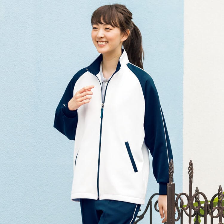 介護制服ジャケット カゼン 242-11 男女兼用 制菌 吸汗 ストレッチ