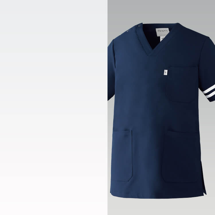 医療用おしゃれスクラブ