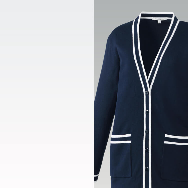 ビューティーサロン制服 カーディガン