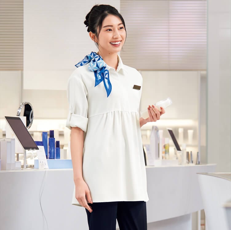 エステ 制服 チュニック サロン ユニフォーム おしゃれ
