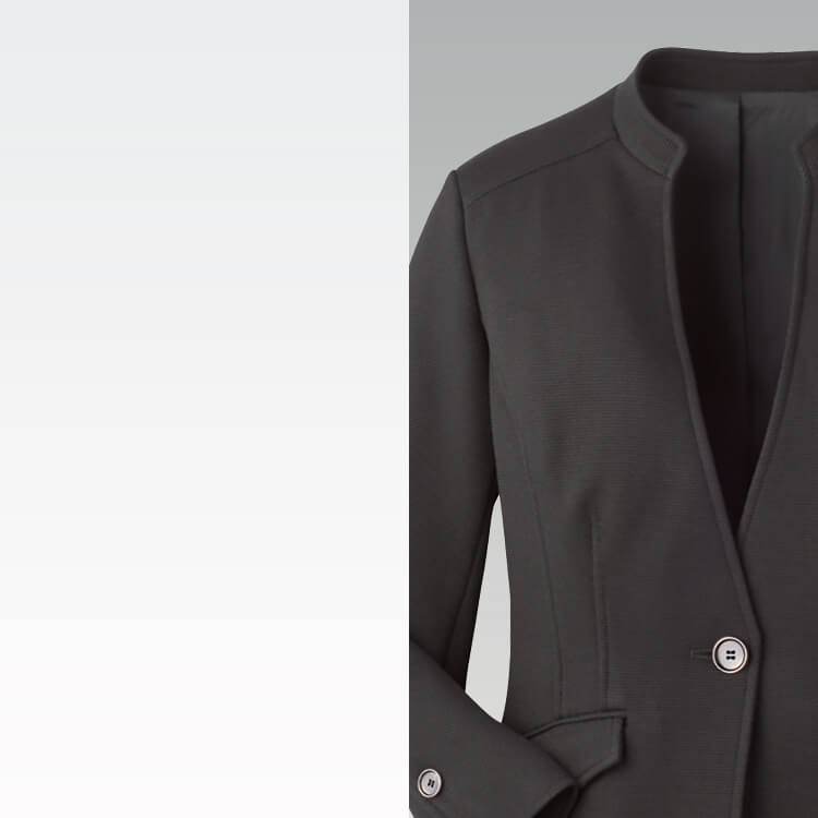 受付ジャケット｜レディース用 上品な質感と快適ストレッチ素材のフロントスタッフユニフォーム