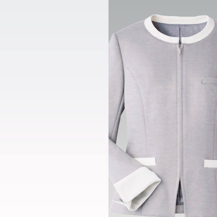 受付ジャケット エステユニフォーム 上質ニット素材