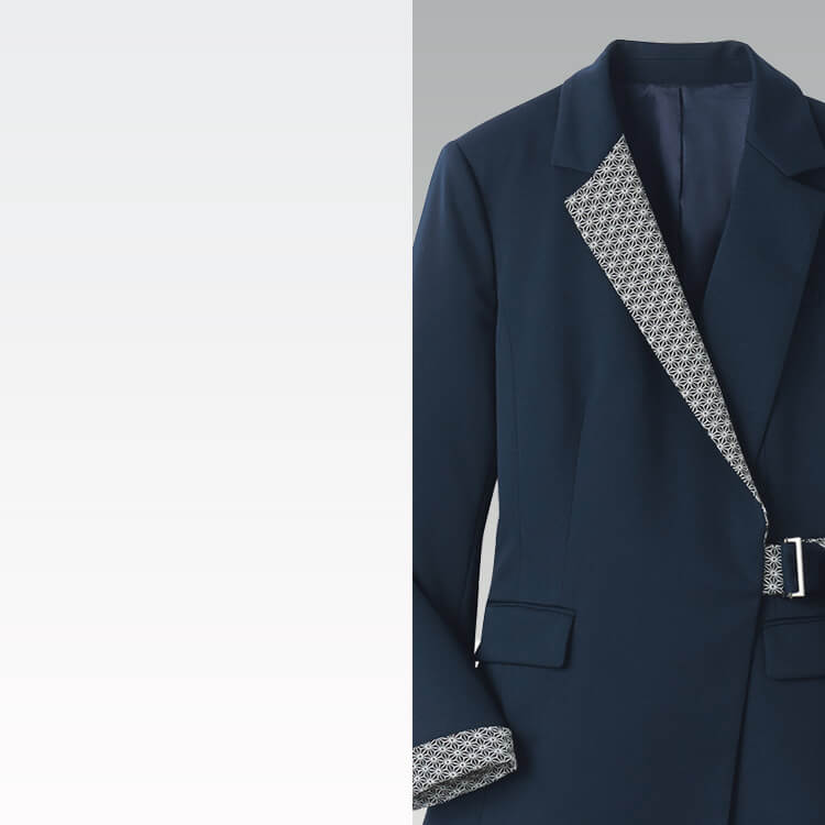 和風 フロント制服ジャケット レディース用