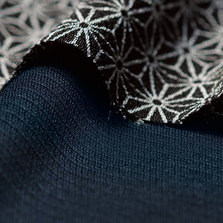 サロン受付制服 ジャケット 上品な和風デザイン