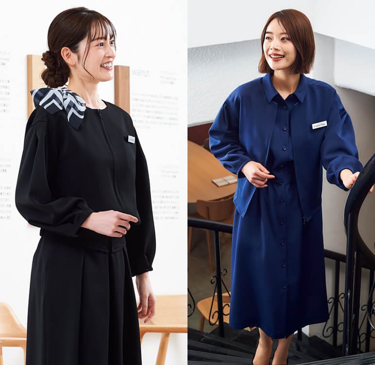 エステ制服ジャケット｜サロンユニフォーム・セラピスト対応・ECO