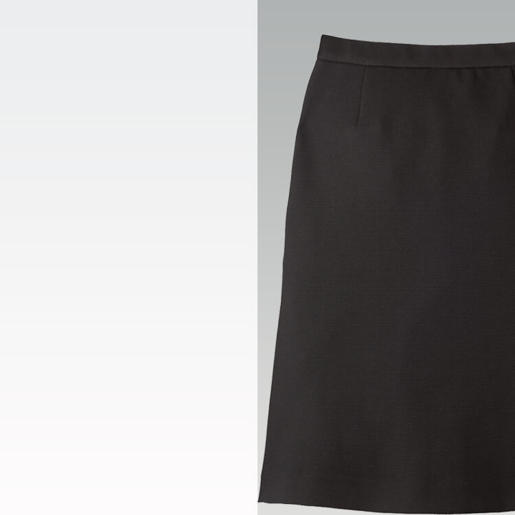 汗をかいても快適な吸汗速乾スカート｜動きやすく上品な接客ユニフォーム