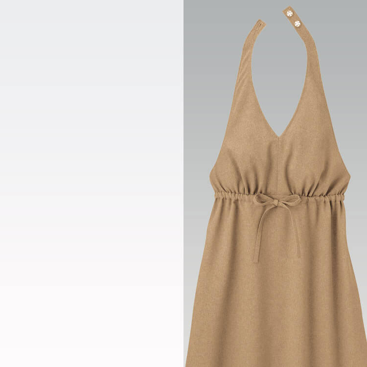 エステユニフォーム ジャンパースカート ワンピース リラクゼーションサロン