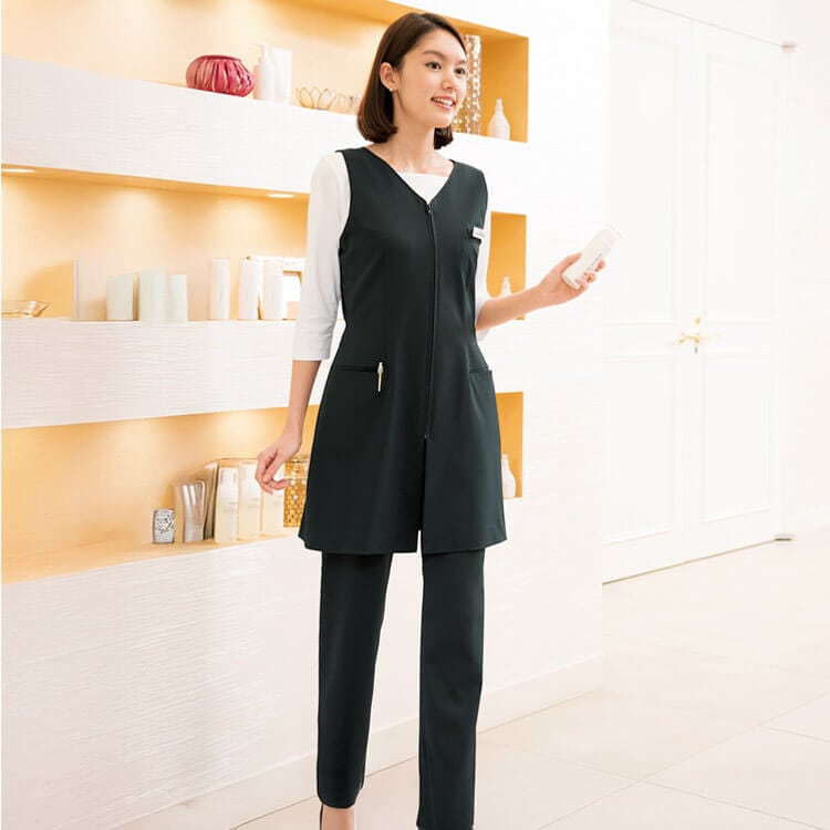 リラクゼーションサロン制服・レディース用パンツ・サロン業務・施術対応・ストレッチ素材・