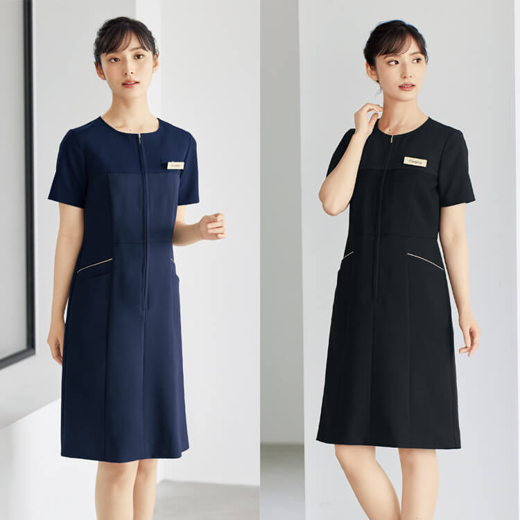 美容サロン制服 ワンピース