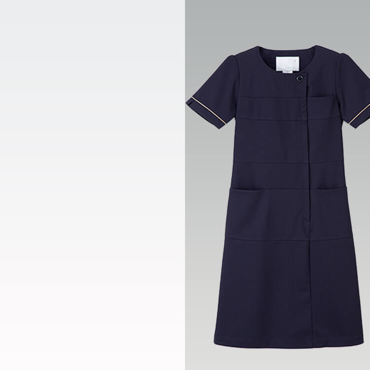 ビューティーサロン制服ワンピース