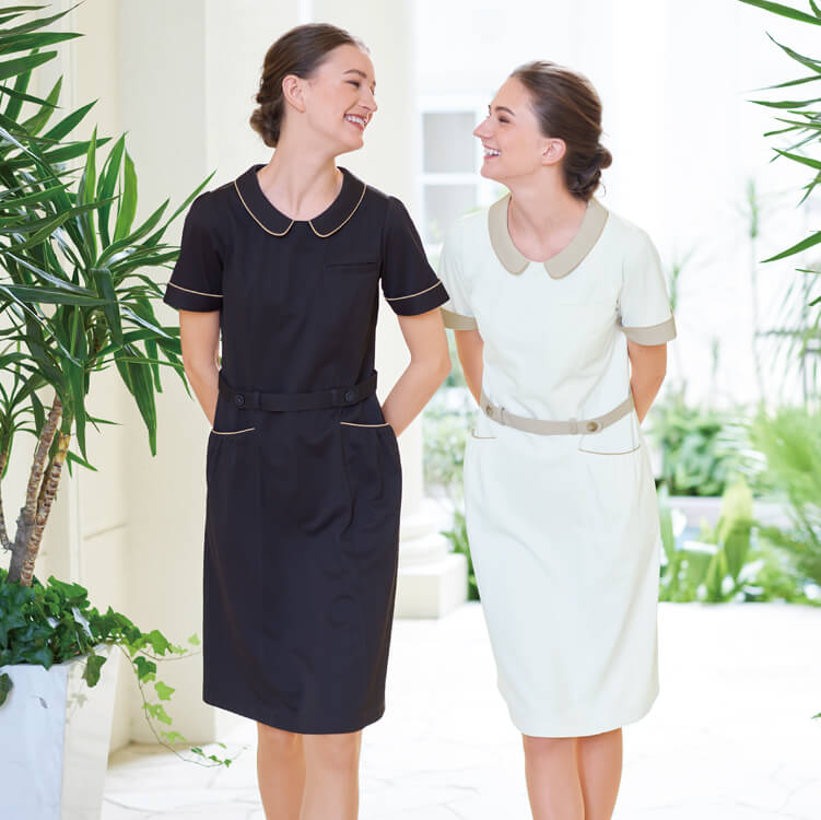 エステ制服おしゃれワンピース