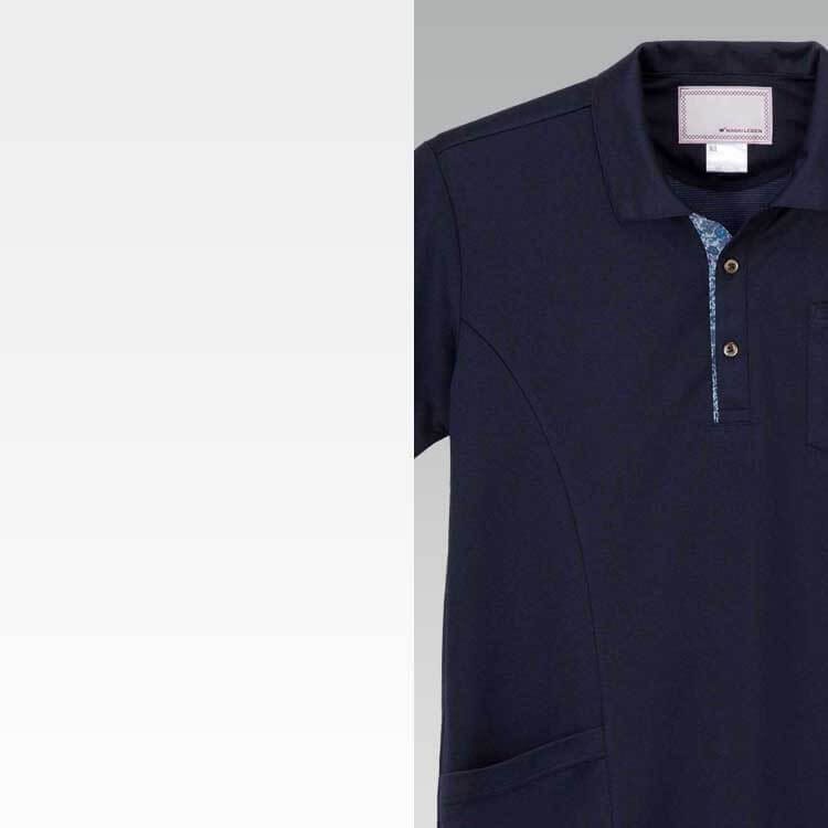 医療用ポロシャツ・メンズ・レディース・制菌・吸汗速乾・ストレッチ・看護白衣・ナガイレーベン