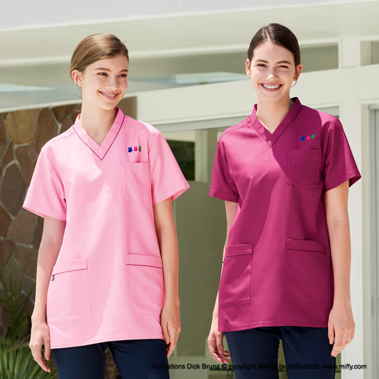 ナガイレーベン MFT-5802 男女兼用 スクラブ 医療 看護 保育士 ユニフォーム