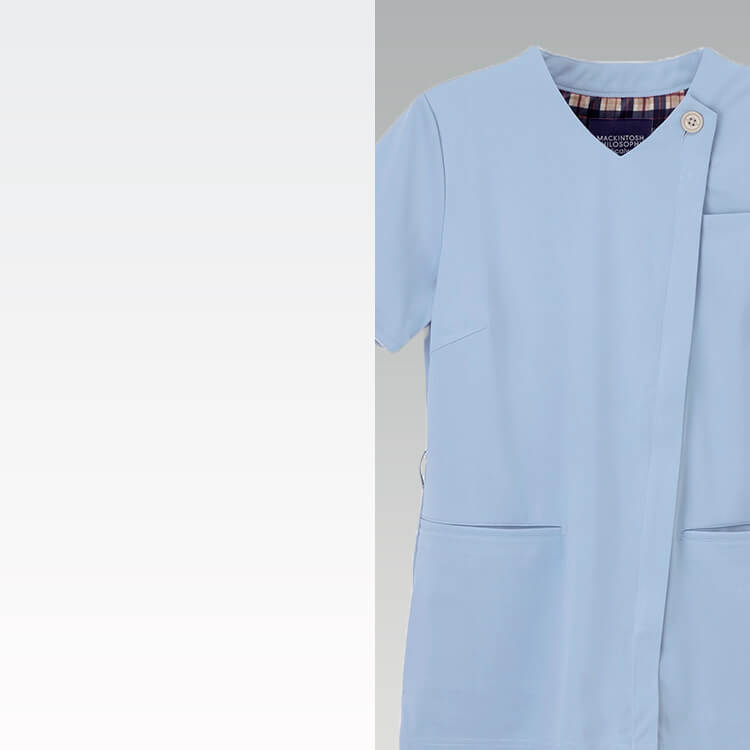 医療白衣スクラブ女性用