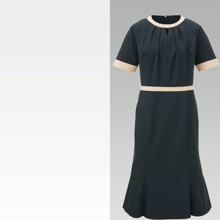 施術用ワンピース白衣