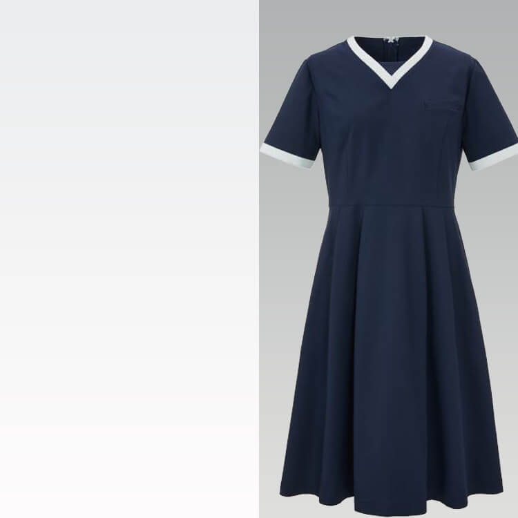 病院受付制服ワンピース